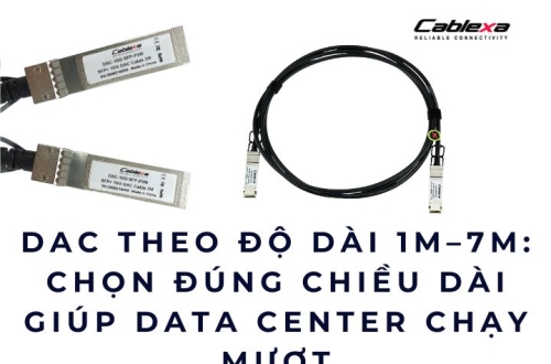 DAC theo độ dài 1m -7m: Chọn đúng chiều dài giúp Data Center chạy mượt