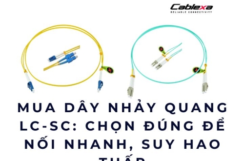 Mua dây nhảy quang LC-SC: Chọn đúng để nối nhanh, suy hao thấp