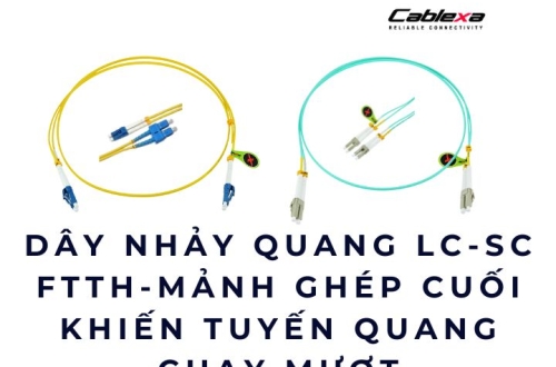 Dây nhảy quang LC-SC FTTH – Mảnh ghép cuối khiến tuyến quang chạy mượt