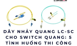 Dây nhảy quang LC-SC cho switch quang: 5 tình huống thi công hay gặp