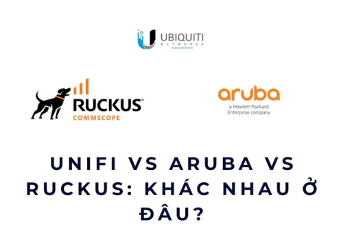 UniFi vs Aruba vs Ruckus: khác nhau ở đâu?