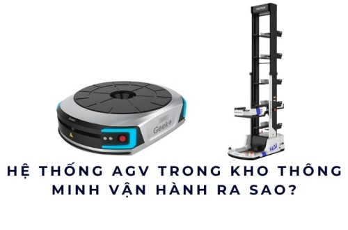 Hệ thống AGV trong kho thông minh vận hành ra sao?
