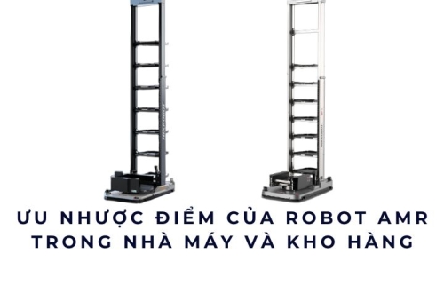 Ưu nhược điểm của Robot AMR trong nhà máy và kho hàng