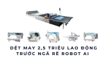 Dệt may 2,5 triệu lao động trước ngã rẽ Robot AI