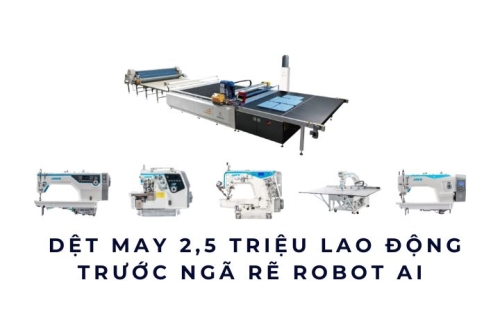 Dệt may 2,5 triệu lao động trước ngã rẽ Robot AI