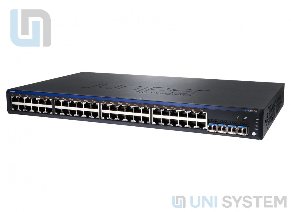 EX2200-48P-4G 48-port 10/100/1000BASE-T+4 SFP, PoE 【Uy tín, giá tốt】