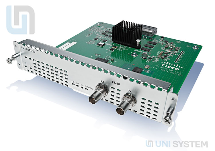 E3 Module Cisco SM-X-1T3/E3= One port T3/E3 Service module